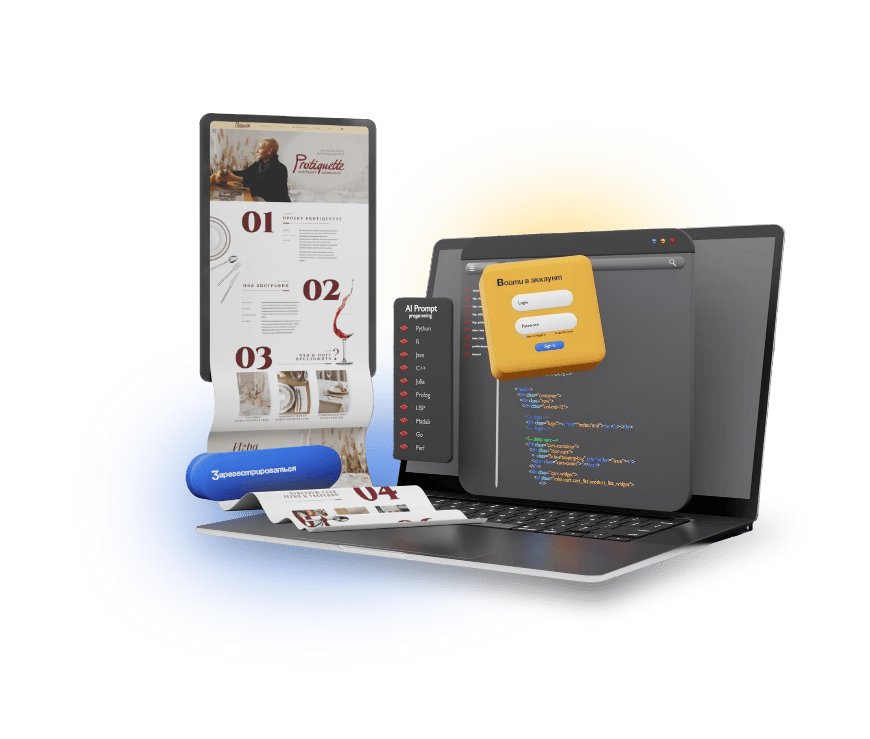 Создание сайта визитки